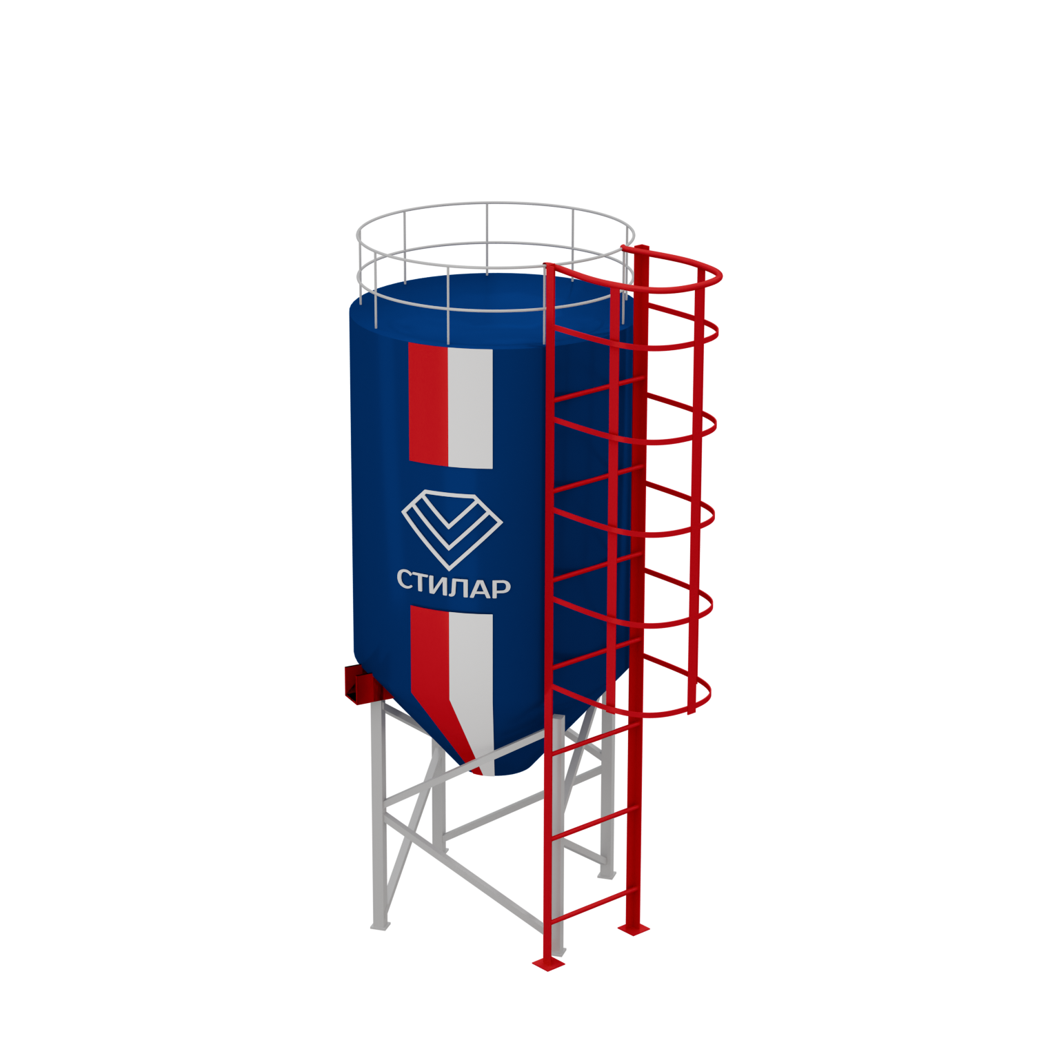 Цельносварный силос для зерна 10 м³ от производителя