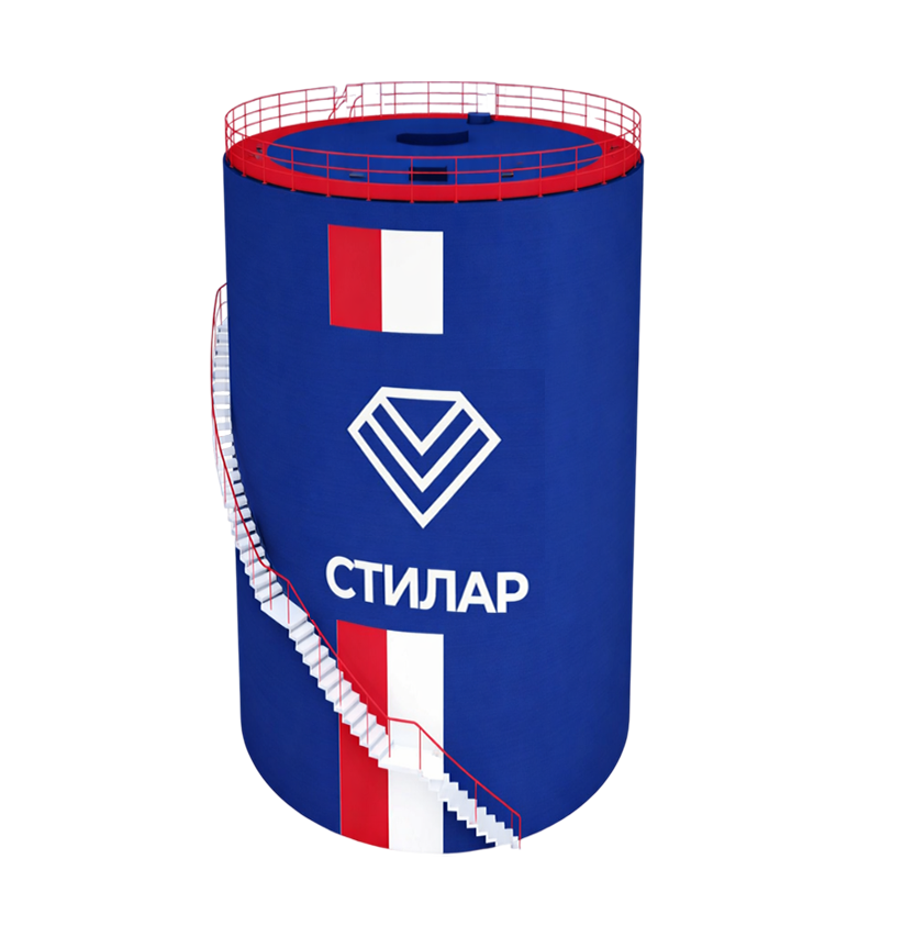 Цельносварной резервуар РВС для питьевой воды 5 м³ от завода-производителя